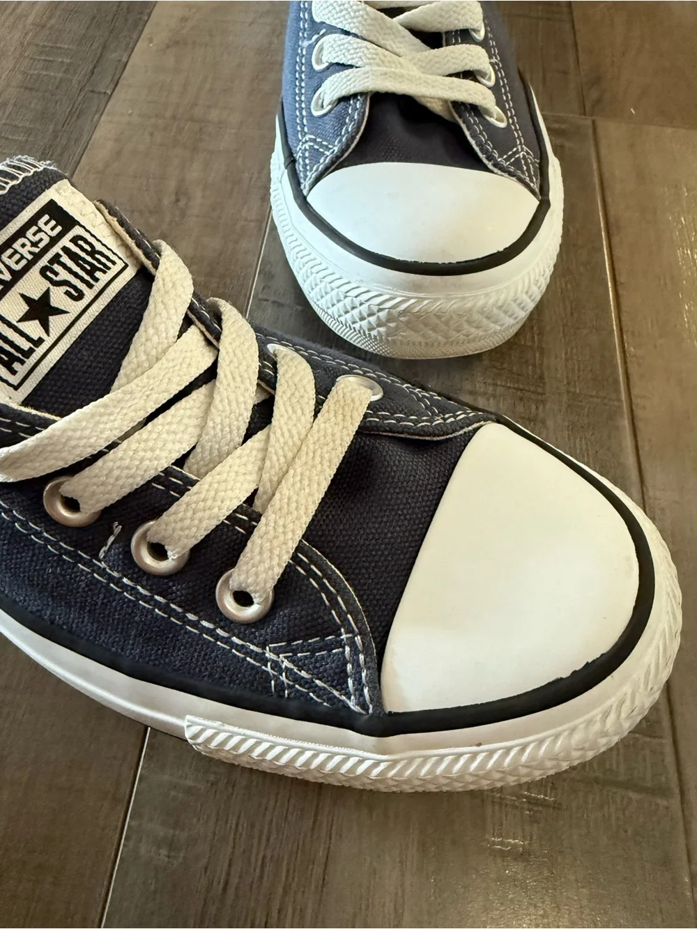 Converse Low Top Sneakers - Navy Blue - Picture 2 of 8